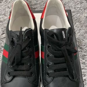 Gucci Ace Leather Sneakers kids